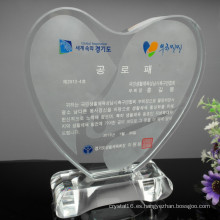 Venta de Crystal Heart Award y Crystal Trophy